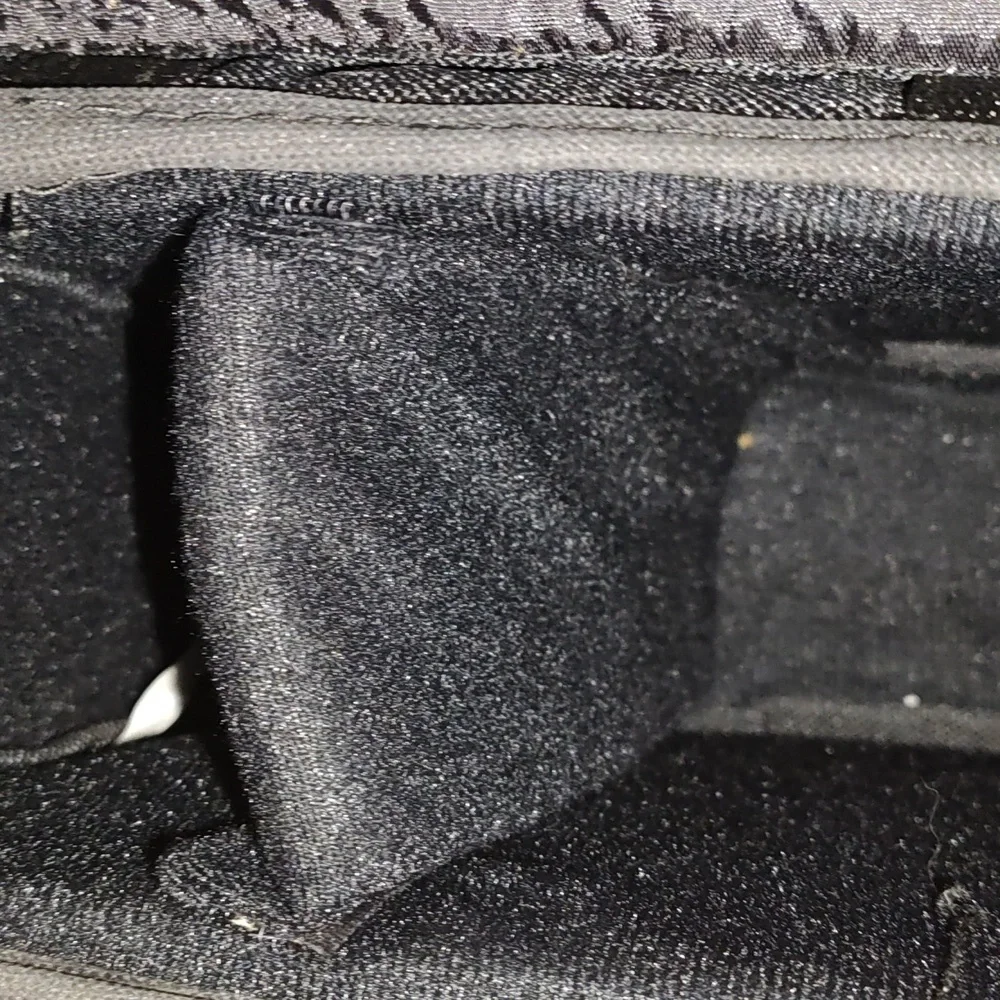 Vintage Canon camera and Canon bag with brush cleaner